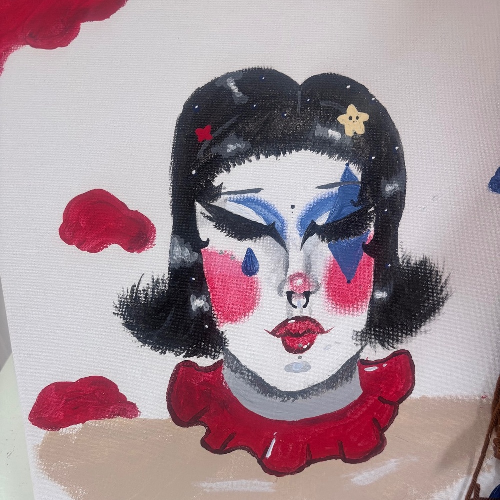 Acrylic painting handmade